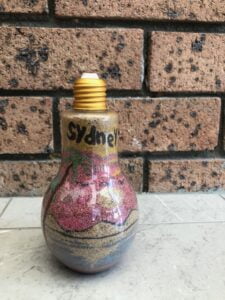 sand art bottle