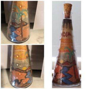 India Sand Art Bottle