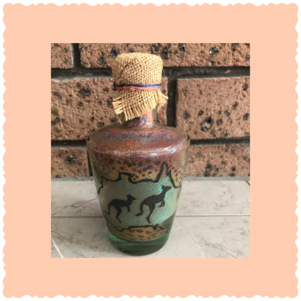 Aussie Map Sand Art Bottle - Image 3