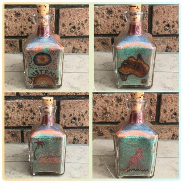 Aboriginal Sand Art Bottle - Image 2