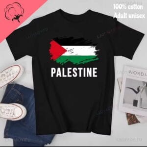 palestine black t-shirt