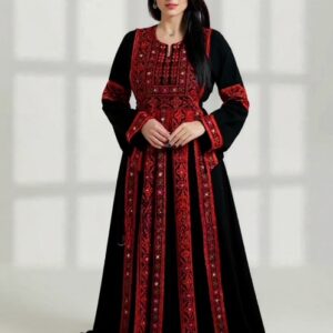 Palestinian Embroidered Thobe Tatreez