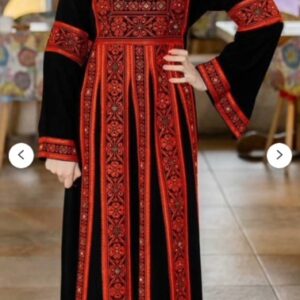 Palestinian Embroidered Thobe Tatreez