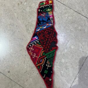 Palestine Map Embroidered tatreez Frame