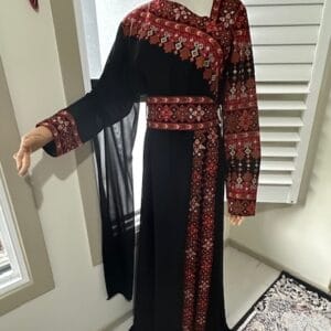 Formal Embroidered Thobe Tatreez