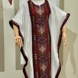 Embroidered Tatreez Batwing Caftan